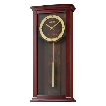 Настенные часы с маятником Seiko Quartz Wall Clock QXH067BN