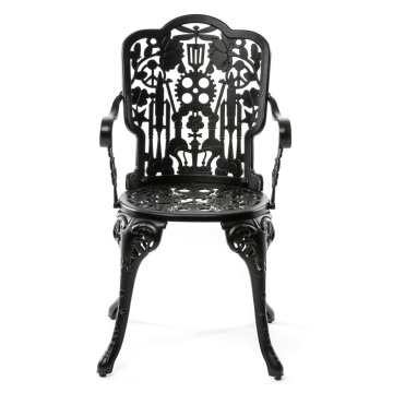 Стул Seletti Industry Collection Aluminium Armchair Black 18684_NER