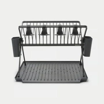 Сушилка для посуды Brabantia Foldable Dish Drying Rack SinkSide Large Dark Grey 139482
