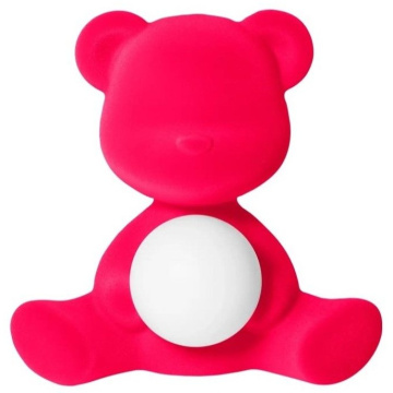 Настольная лампа Qeeboo Teddy Girl Velvet Fuxia Table Lamp 25002FX-FL