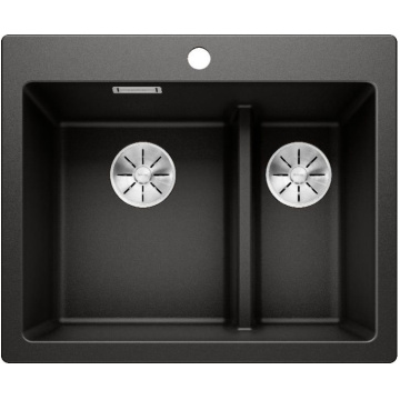 Кухонная мойка Blanco Pleon 6 Silgranit Split Black 525955