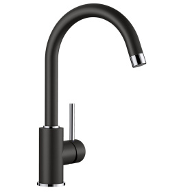 Кухонный смеситель Blanco Mida Silgranit-Look Black 526145