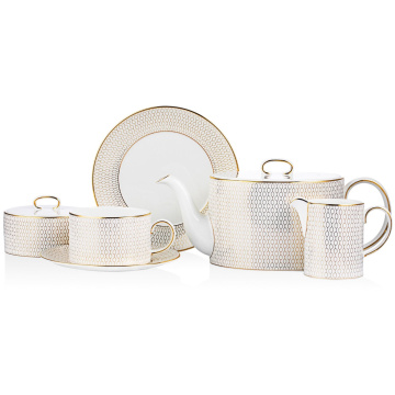 Чайный сервиз Wedgwood Gio Gold Tea Set 40007547-Tea set 6/21