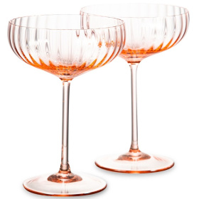 2 бокала для шампанского Anna Von Lipa Lyon Champagne Saucer Rosa Set AVL-622-50