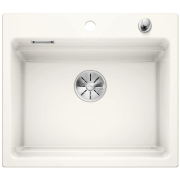 Кухонная мойка Blanco Etagon 6 Ceramic PuraPlus Crystal White Glossy 525156