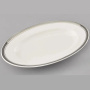Блюдо овальное Leander Sabina Platinová Odnož 02111735-0011. фото 1