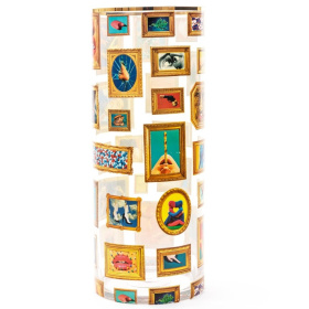 Ваза Seletti Glass Vase Frames Cylindrical Big 14202