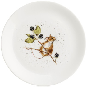 Тарелка десертная Royal Worcester Wrendale Designs Mouse Coupe Plate WN5658-XB-Mouse