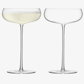 2 бокала для шампанского LSA International Wine Culture Champagne Saucer Set G1427-11-191