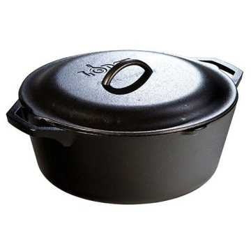 Кастрюля с крышкой Lodge Cast Iron Dutch Oven L10DOL3