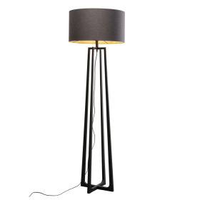 Торшер KARE Stehleuchte Timon Schwarz 56409