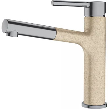 Кухонный смеситель Franke Centro Pull-Out PVD Steel/Beige 115.0621.550