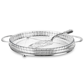 Блюдо для торта с лопаткой Queen Anne Flan Dish & Server 0/6227