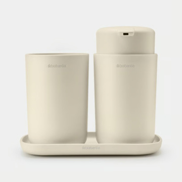 Набор для ванной комнаты Brabantia Bathroom Accessory Set ReNew Soft Beige 223402