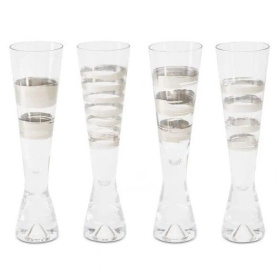 4 бокала для шампанского Tom Dixon Twenty Tank Champagne Set TKGST13P