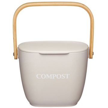 Ведро для мусора KitchenCraft Natural Elements Cream Compost Bin NECOMP