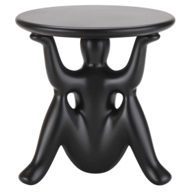 Приставной столик Qeeboo Helpyourself Black Side Table 61002BL