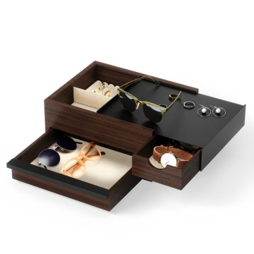 Шкатулка Umbra Stowit Storage Box Black-Walnut 290245-048