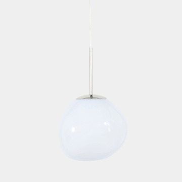 Подвесной светильник Tom Dixon Melt Mini Pendant Opal Blow-Moulded Silver MES04OP-PEUM2
