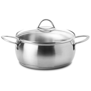 Кастрюля с крышкой Silampos Oceanus Satin Glass Casserole 636124V81020