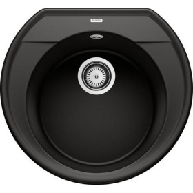 Кухонная мойка Blanco Rondoval 45 Silgranit Black 525962