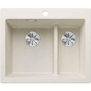 Кухонная мойка Blanco Pleon 6 Silgranit Split Soft White 527139