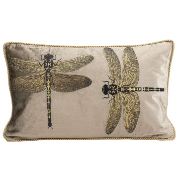 Подушка KARE Kissen Glitter Dragonfly Braun 55240