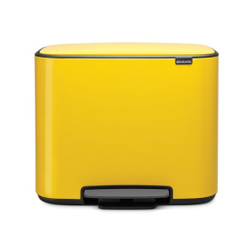 Ведро для мусора Brabantia Bo Pedal Bin Yellow Daisy 121425