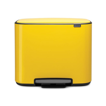 Ведро для мусора Brabantia Bo Pedal Bin Yellow Daisy 121425
