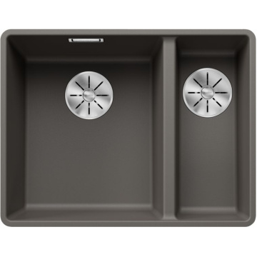 Кухонная мойка Blanco Subline 340/160-F Silgranit InFino Volcano Grey 527344