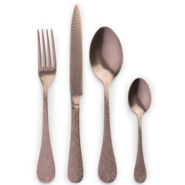 Набор столовых приборов Herdmar Betty Classy Mate Chocolate PVD Cutlery Set 1980000-mch