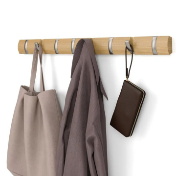 Вешалка Umbra Flip 8 Wall Hook Natural-Nickel 318858-390