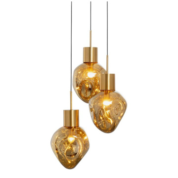 Подвесной светильник KARE Hängeleuchte Supernova Amber Tre 56425