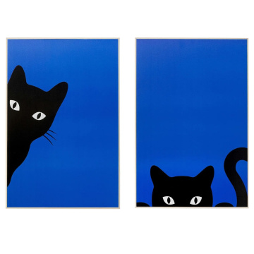 Набор картин KARE Gerahmtes Bild Ciao Gatto Set 56298