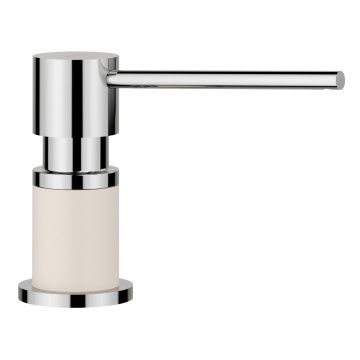 Дозатор моющего средства Blanco Lato Silgranit-Look Dual Finish Soft White/Chrome 526955