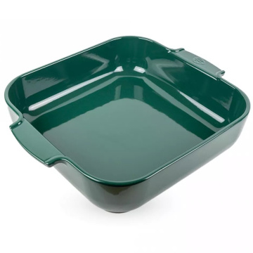 Форма для запекания Peugeot Appolia Plat four c&eacute;ramique carr&eacute; vert for&ecirc;t 62118