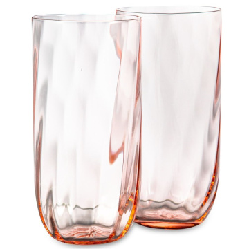 2 стакана для воды Anna Von Lipa Swirl Rosa Set AVL-512-50