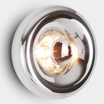 Настенный светильник Tom Dixon Void Surface Light Hand-Made Polished Silver VOS01S-SMEU2