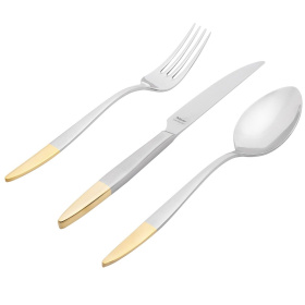 Набор столовых приборов Hisar Mercury Gold H55332