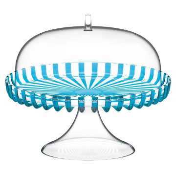 Блюдо для торта Guzzini Dolcevita Cake Stand with Dome Turquoise 12580048