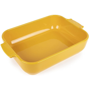 Форма для запекания Peugeot Appolia Plat four c&eacute;ramique rectangle jaune safran 61432