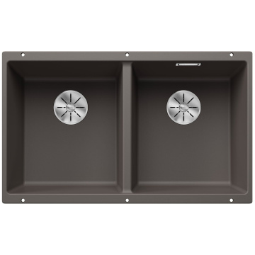 Кухонная мойка Blanco Subline 350/350-U Silgranit InFino Volcano Grey 527347
