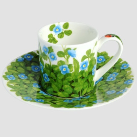 Чашка кофейная с блюдцем Taitù Prati Italiani Espresso & Piattino 2-991-D