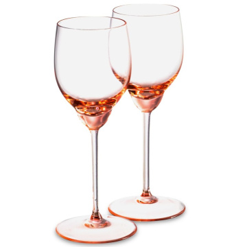 2 бокала для белого вина Klimchi Shadows White Wine Glass Suede Pink Set 25143/380-72/00