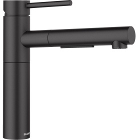 Кухонный смеситель Blanco Alta-S II Silgranit-Look Black 527545