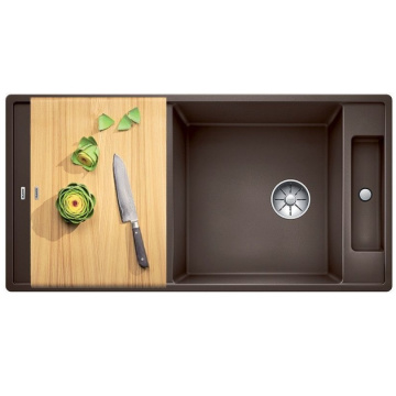 Кухонная мойка Blanco Axia III XL 6S-F Silgranit InFino Coffee 523525