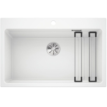 Кухонная мойка Blanco Etagon 8 Silgranit White 525191
