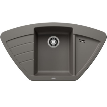 Кухонная мойка Blanco Zia 9E Silgranit Volcano Grey 527395