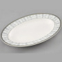Блюдо овальное Leander Sabina Šedý Ornament 02111735-1013. фото 1