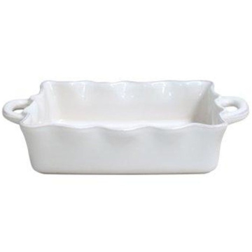 Форма для выпечки Casafina Cook & Host Medium Rectangular Ruffled Baker RFF330-WHI